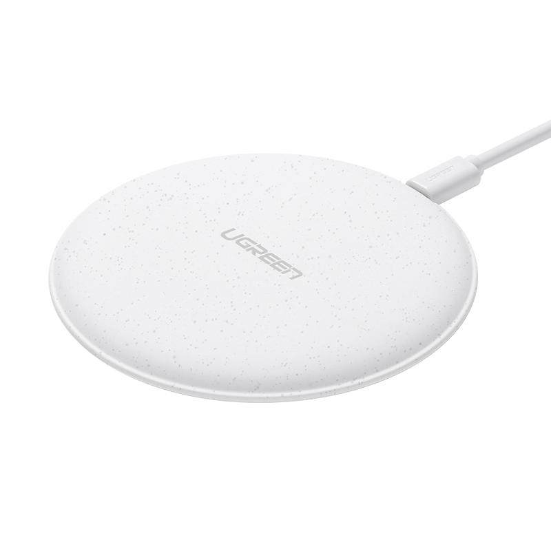 绿联无线充电器15W快充适用于苹果小米三星OPPO华为iPhone17/16/15pro手机14耳机智能感应便携桌面充电底座板