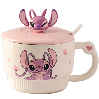 史迪仔联名家用陶瓷大容量马克杯