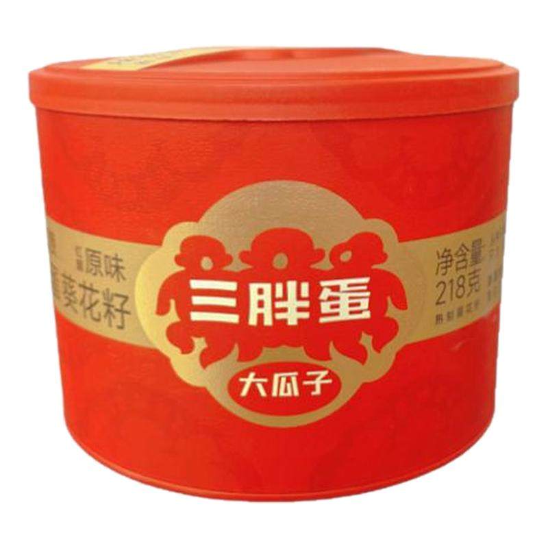 三胖蛋原味瓜子218g葵花籽正宗内蒙特产健康休闲零食炒货坚果罐装