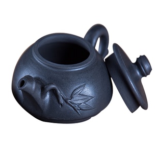 荥经砂锅朱氏砂器手工制作无釉黑砂壶包邮