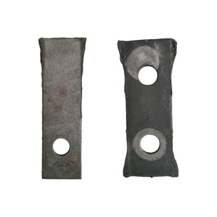 李俊粉碎机配件刀片锤片粮机木材打草40型350型钨钢喷焊耐磨机筛