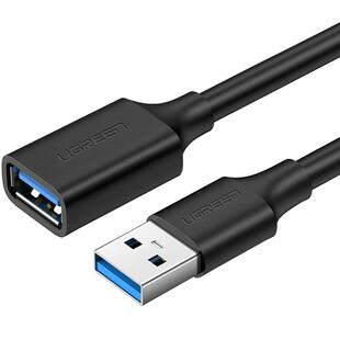 绿联usb延长线公对母数据线usb3.0电脑U盘鼠标键盘高速usb连接线笔记本台式主机电视通用usb数据线双头加长线