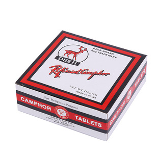 纯天然鹿牌出口樟脑块丸衣柜防霉防蛀驱虫防蟑螂卫生球剂家用无毒