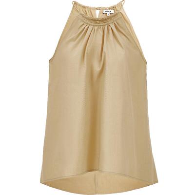 ONLY削肩显瘦系带宽松雪纺衫