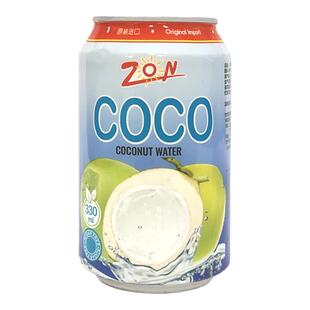 【6罐装】越南进口zon椰子水果汁果味饮料无气电解质饮品网红