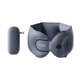 睡洞EVERYTHINK充气u型枕护颈高铁飞机睡觉神器脖枕便携旅行颈枕