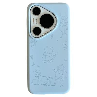 拓岚 适用华为pura80pro+手机壳pura70ultra可爱蜂蜜罐维尼熊p60液态硅胶荣耀400/300带手绳nova14/13女新款