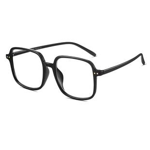 黑框眼镜女韩版潮防蓝光近视眼镜可配度数素颜神器网红大框显脸小