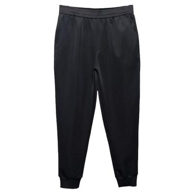 显瘦修身松紧腰弹力潮收口运动裤