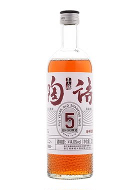 塔牌陶语手酿五年陈绍兴花雕酒500ml*1瓶装半干型黄酒糯米酒