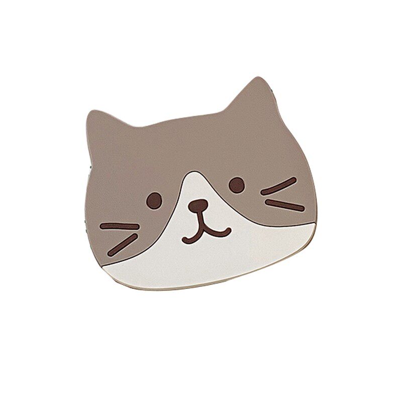 包邮日式可爱猫咪卡通硅胶杯垫