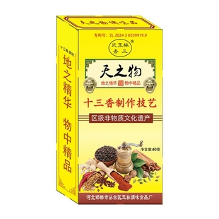 武玉林天之物十三香40g炒菜炖菜酱泡卤菜调馅香肠小龙虾调味料