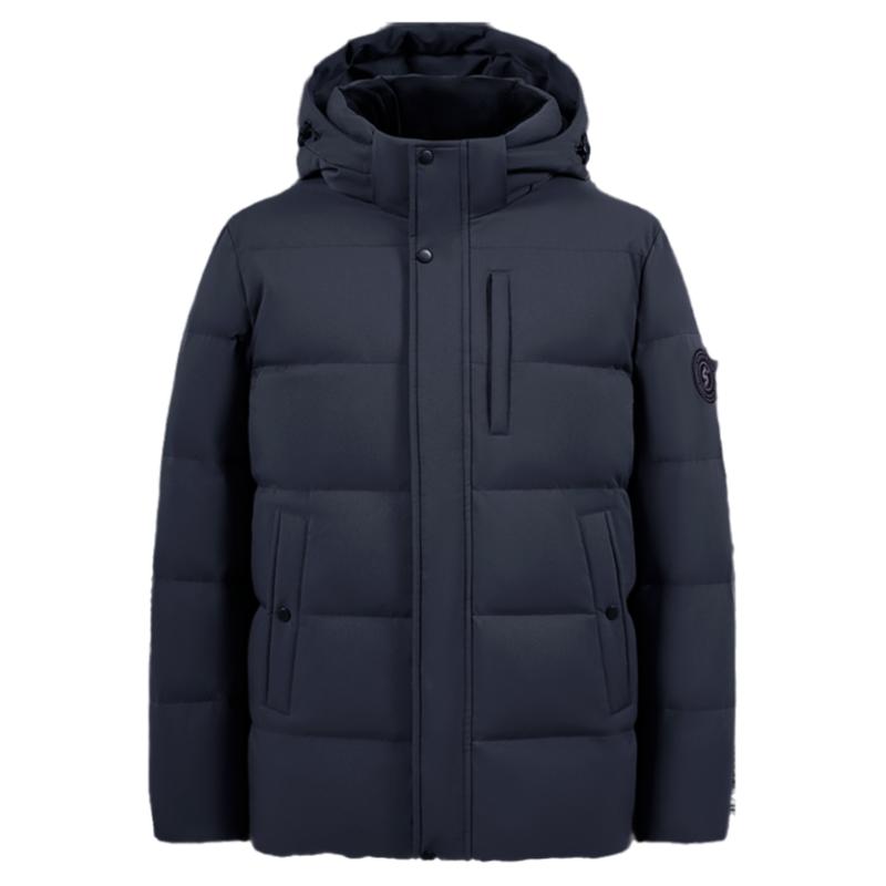 雪中飞休闲保暖中长款羽绒服