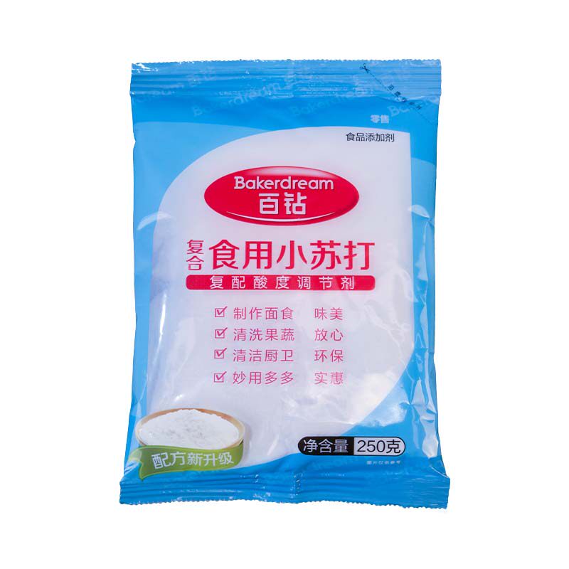 百钻烘焙原料小苏打食用碱袋装