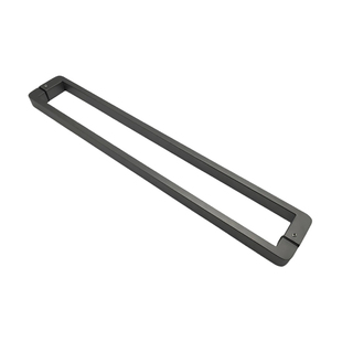 淋浴房不锈钢双面防撞矮脚拉手浴室玻璃推拉门高低脚把手简约孔44