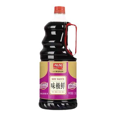 加加酱油极鲜生抽大豆酿造