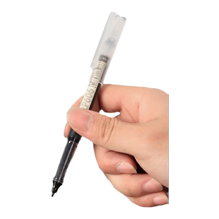 齐心直液式签字笔速干黑色中性笔圆珠笔学生用碳素笔水性笔签字笔学生用0.5水笔碳素笔考试签名