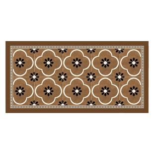 塞莉娜Ⅱ美式复古花砖厨房防滑地垫防油可擦免洗吸水防摔耐脏脚垫