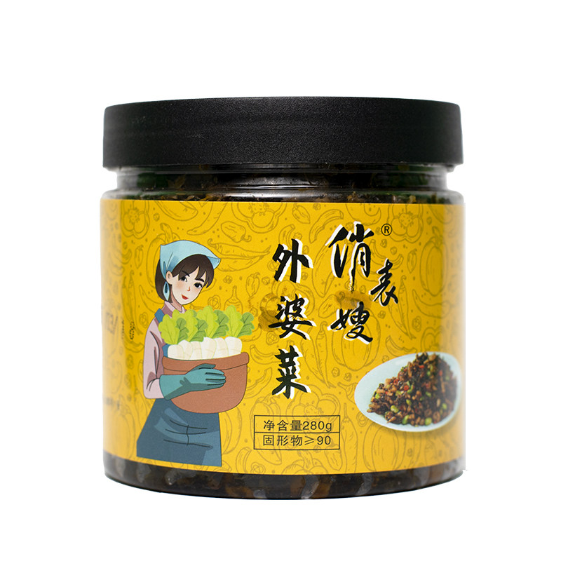 永川特产俏表嫂外婆菜瓶装280g