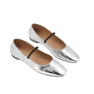 法式优雅粗跟带玛丽珍一字带单鞋