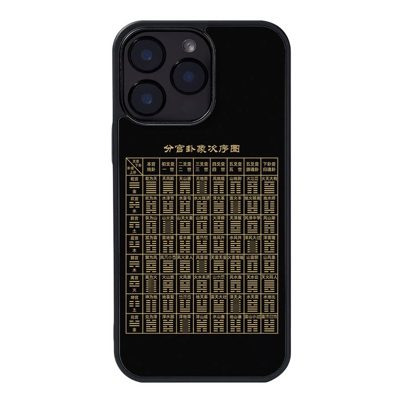 iPhone17手机壳易经六十四卦象