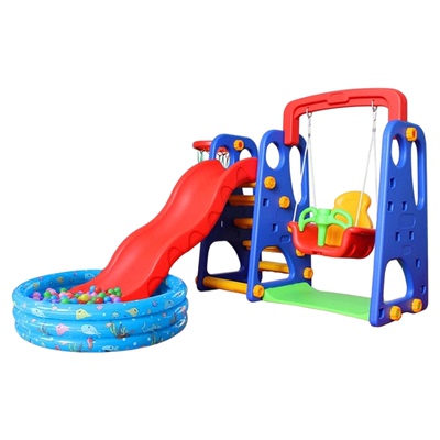 加厚幼儿园多功能海洋球池滑梯