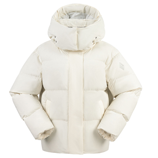 黑冰羽绒服女款冬季 短款小个子700蓬鹅绒宽松新款羽绒外套8541