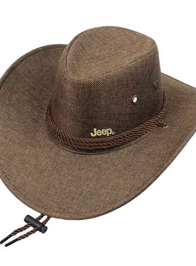 jeep吉普夏季户外防晒遮阳牛仔帽