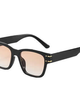 长方形网红款太阳镜男欧美风嘻哈