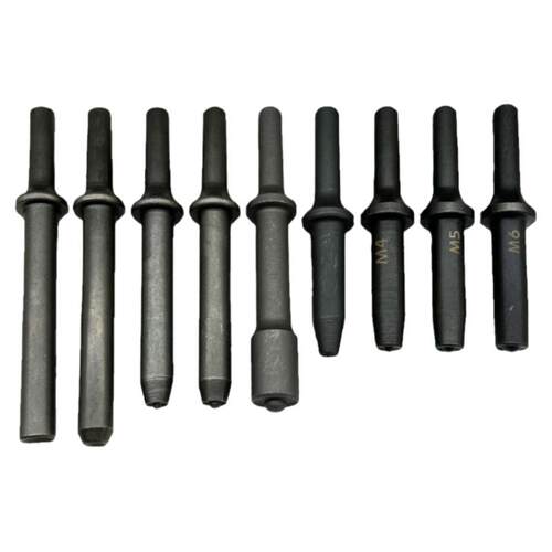 共工铆钉枪头半空心实心鸡眼铆钉锤头广告牌气动配件加硬铆钉冲头