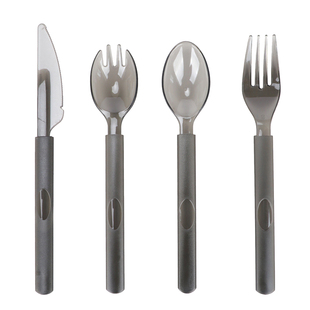 加厚塑料一次性叉子饭勺透明西餐叉甜品刀叉汤勺外卖餐具套装商用