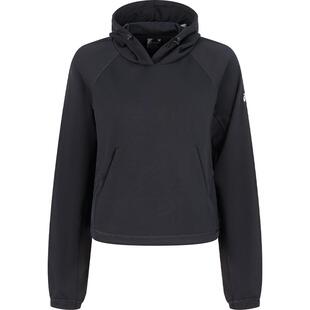 ASICS亚瑟士新款女式运动加绒套头衫宽松柔软舒适保暖连帽卫衣