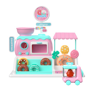 【新年礼物】playpop玩具甜品屋甜甜圈小摊车女孩厨房过家家玩具
