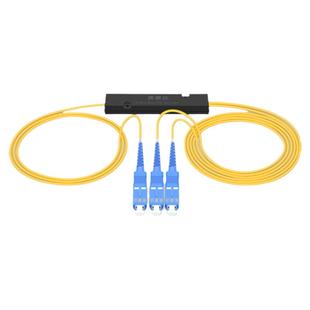 奥康达电信级分光器1分2/4/8光分光器SC单模拉锥式尾纤式1比2光钎2分4/8/16/32分光器一分二光纤方口分路器