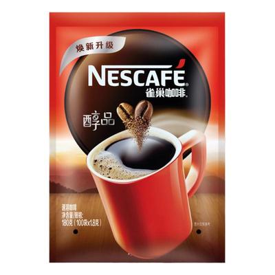 雀巢醇品无蔗糖特浓速溶纯咖啡粉