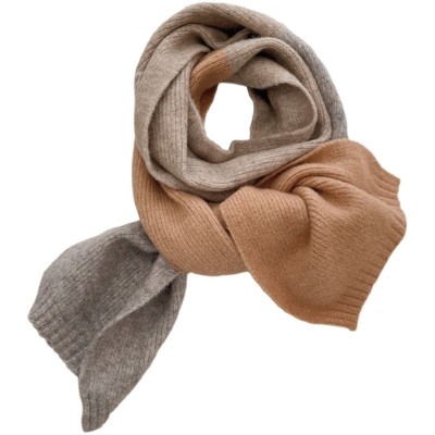 小围巾双面保暖围脖女