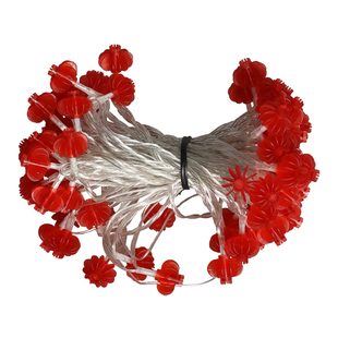 太阳能户外庭院LED红灯笼串彩灯防水春节阳台新年挂树彩灯装饰灯