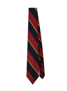 [秋冬新品]PATTON STAR巴顿星红色条纹真丝领带男正装商务礼盒装