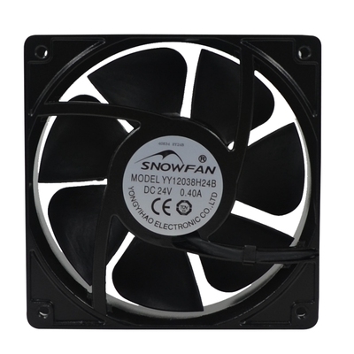 直销DC24V金属框12CM散热风扇