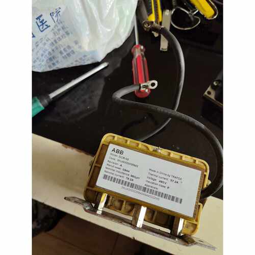 询价下单ABB变频器拆机电抗器壹台，DCR-02，适用22千瓦变频器