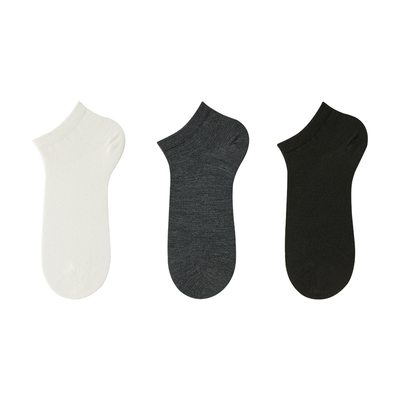 袜子男春夏季薄款短袜透气抗菌夏季防臭美利奴羊毛短款男士中筒袜