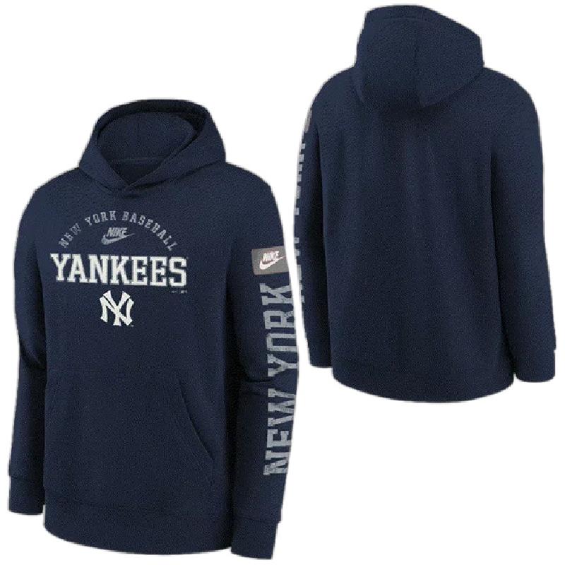 MLBNike连帽抓绒卫衣休闲男女款