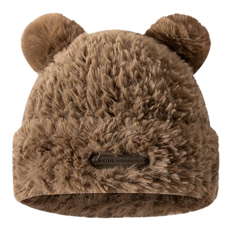 出游毛线帽女加厚保暖甜美可爱