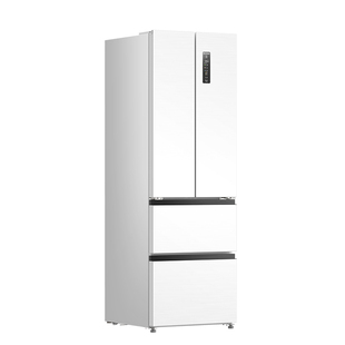 美菱无忧嵌400L法式多门超薄零嵌入一级节能家用冰箱官方正品
