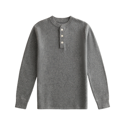 德国机织精梳棉亨利领