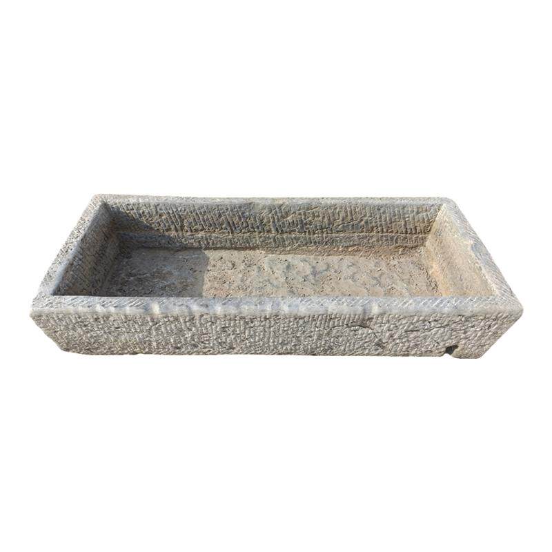 老青石流水摆件保值嘉祥石雕