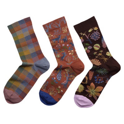 BonneMaison高端艺术袜之树林系