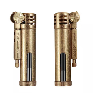 zorro佐罗556纯铜道格拉斯煤油打火机可视透明油仓战壕老式送男友