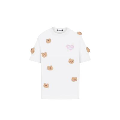 满身小熊爱心刺绣2024新款