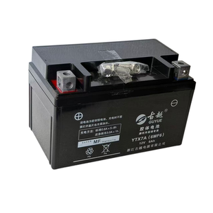 古越摩托车胶体电池12V7Ah干电瓶5A弯梁踏板车大排机车通用免维护